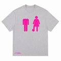 T-Shirt C+DON(NA) - Gris/Rose