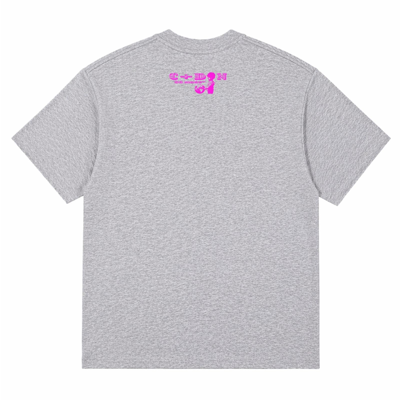 T-shirt C+€ - Gris/Rose