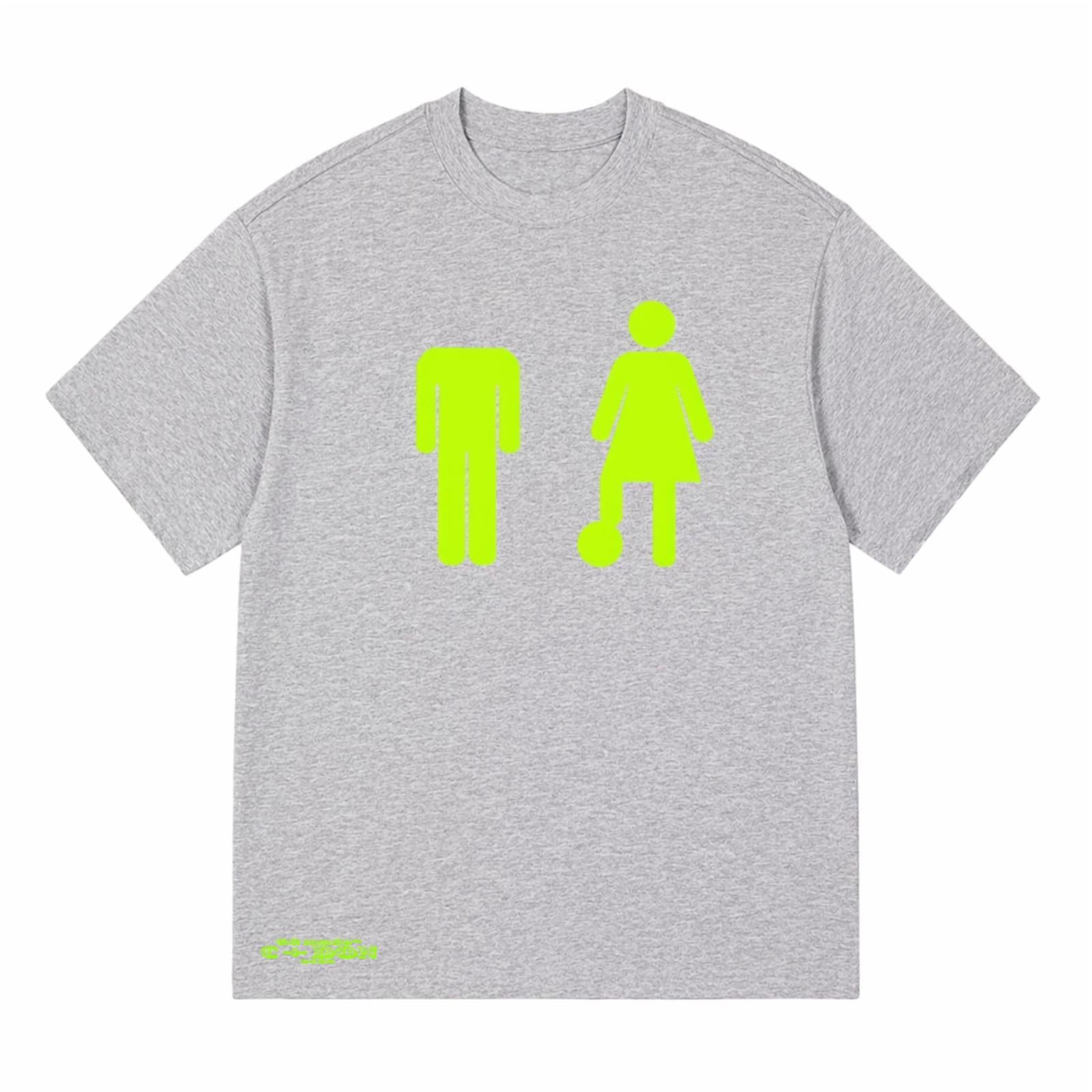 T-Shirt C+DON(NA) - Gris/Néon
