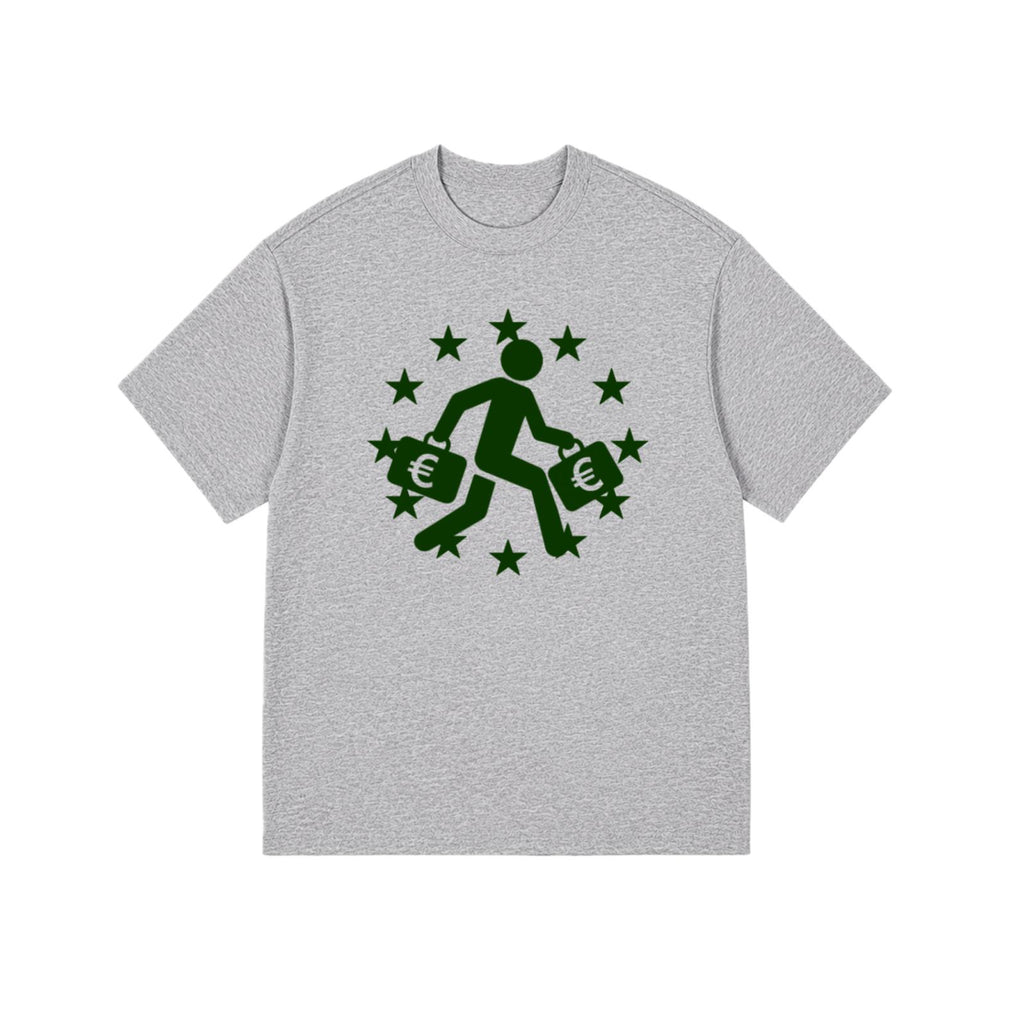 T-shirt C+€ - Gris/Army Green