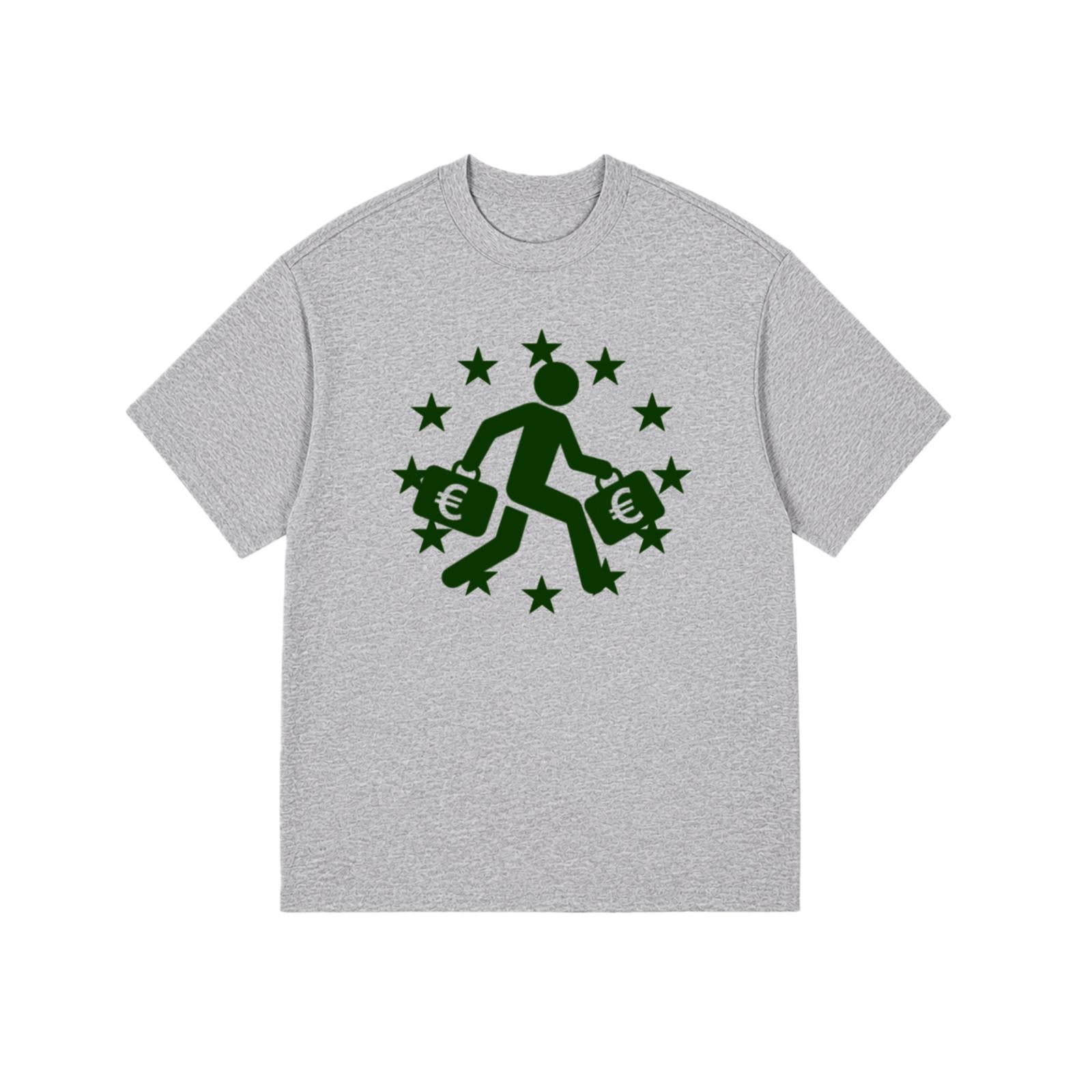 T-shirt C+€ - Gris/Army Green