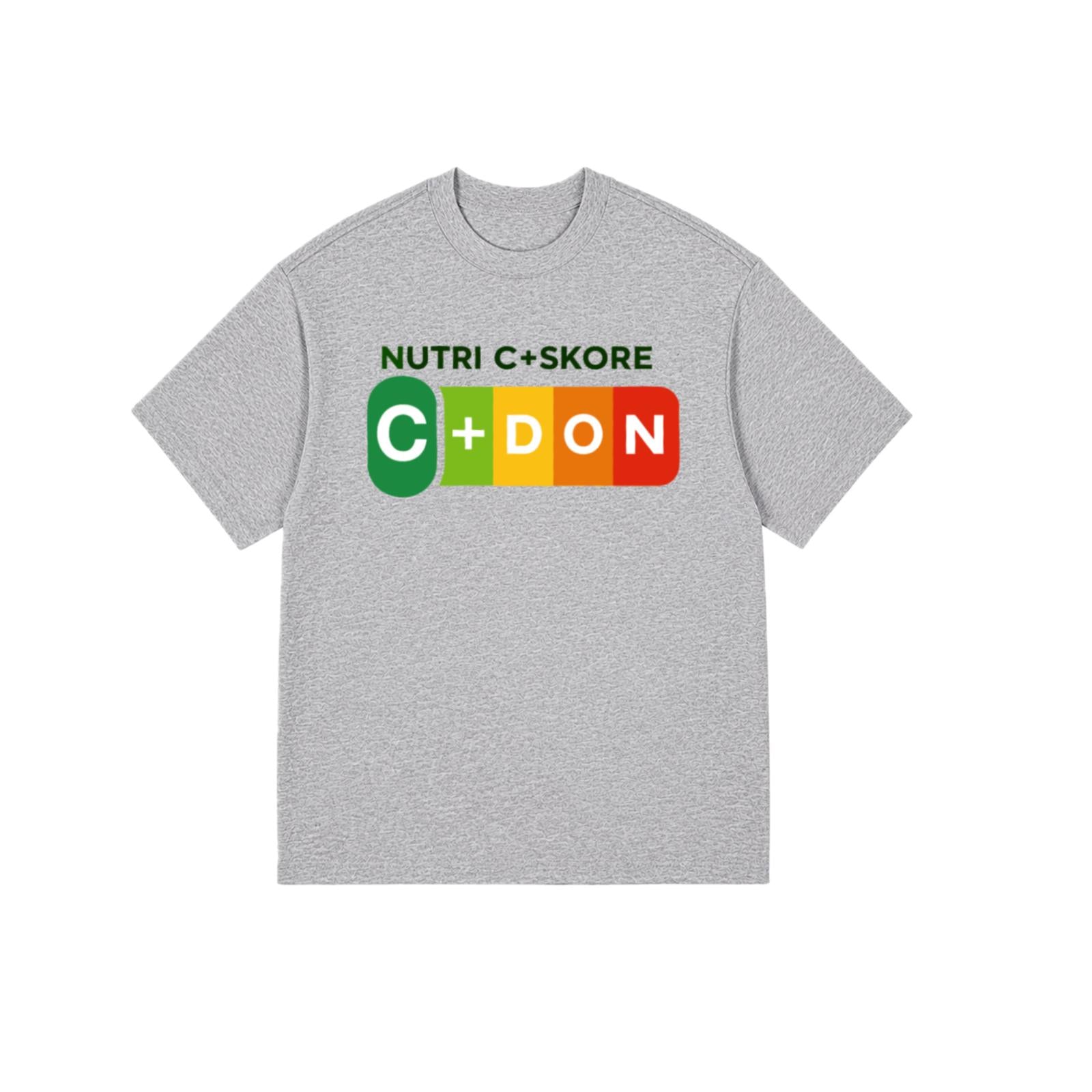 T-shirt NUTRI C+SKORE - Gris