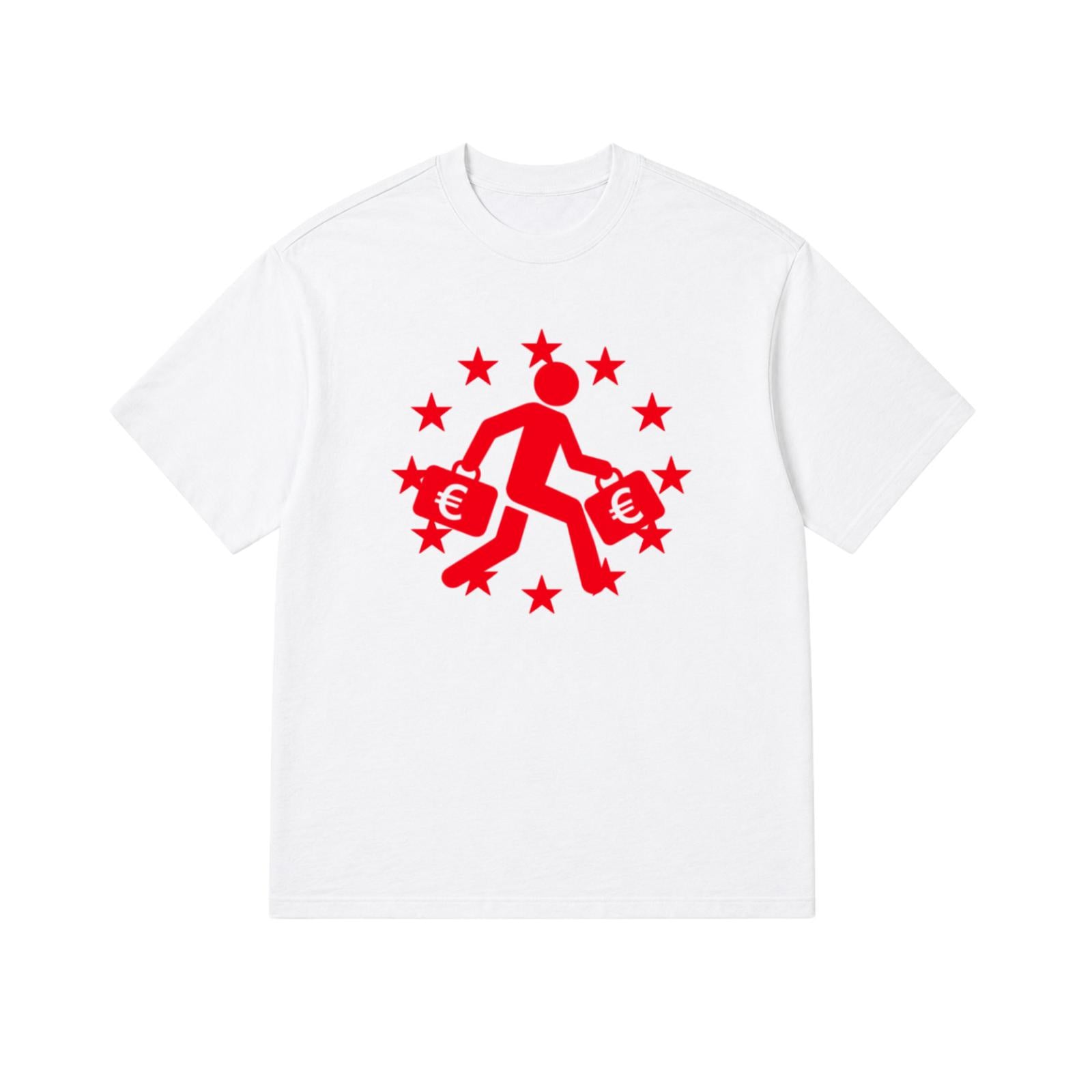 T-shirt C+€ - Blanc/Rouge