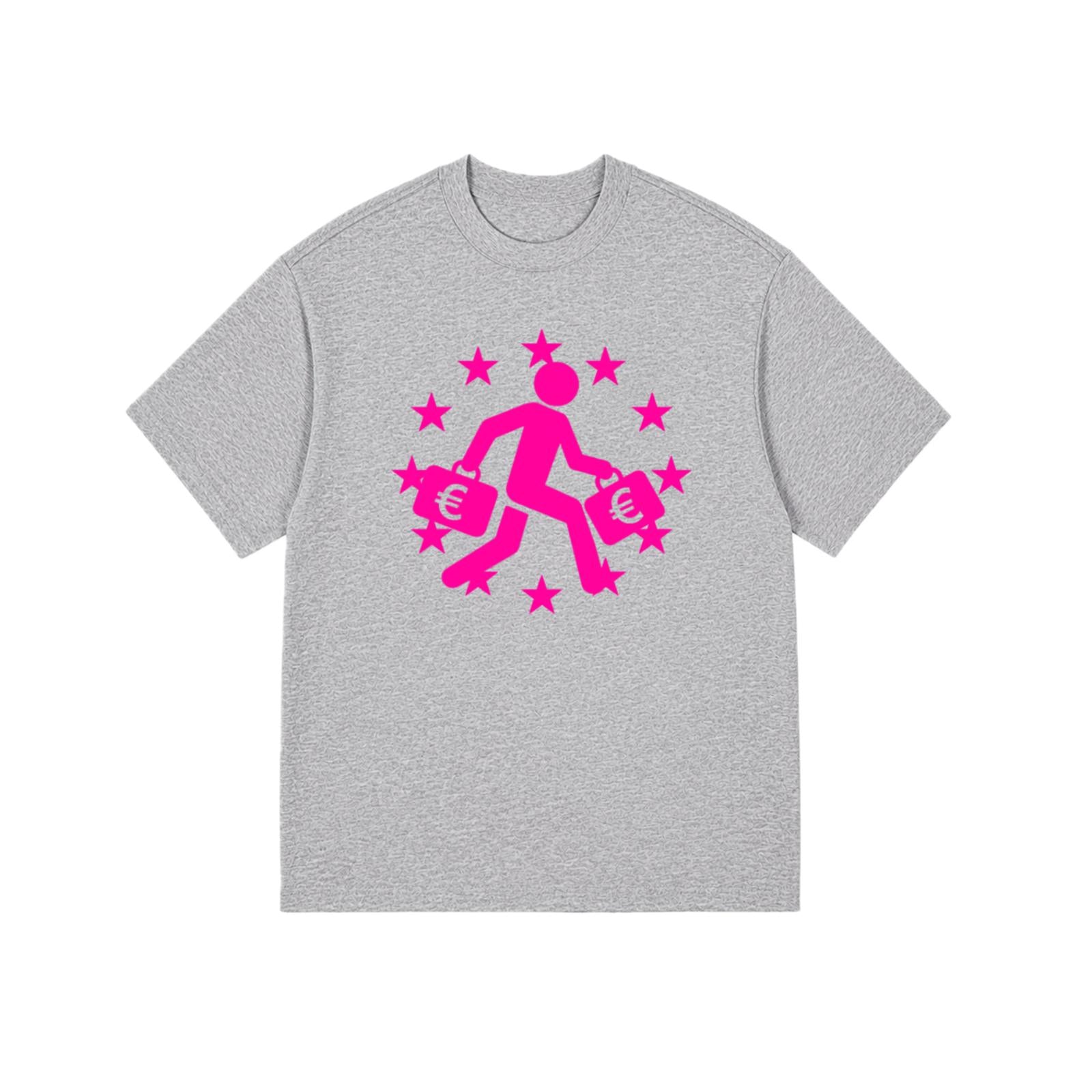 T-shirt C+€ - Gris/Rose