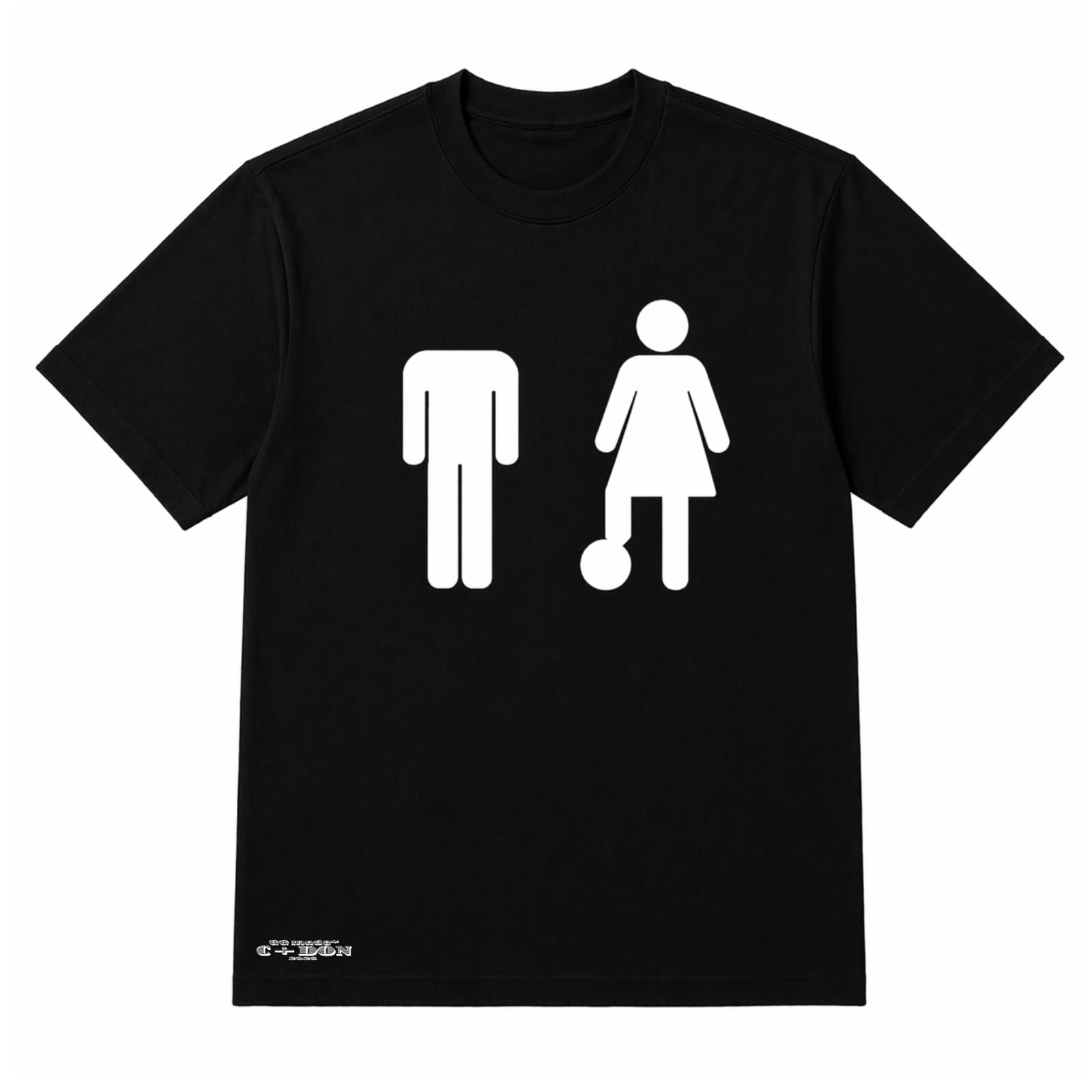 T-Shirt C+DON(NA) - Noir/Blanc