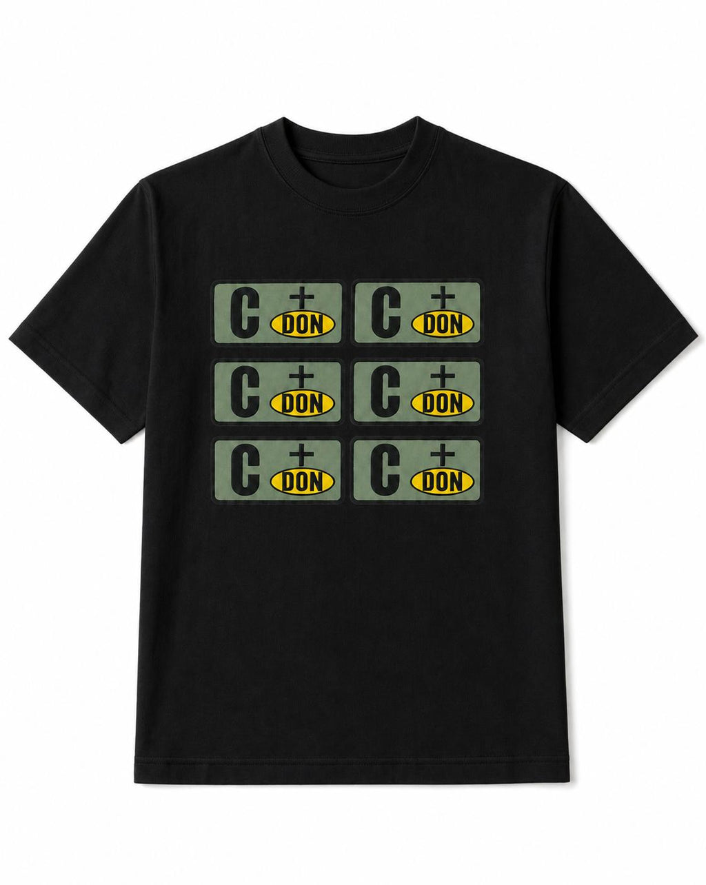 T-shirt C+DON SULJA PATCH - Noir