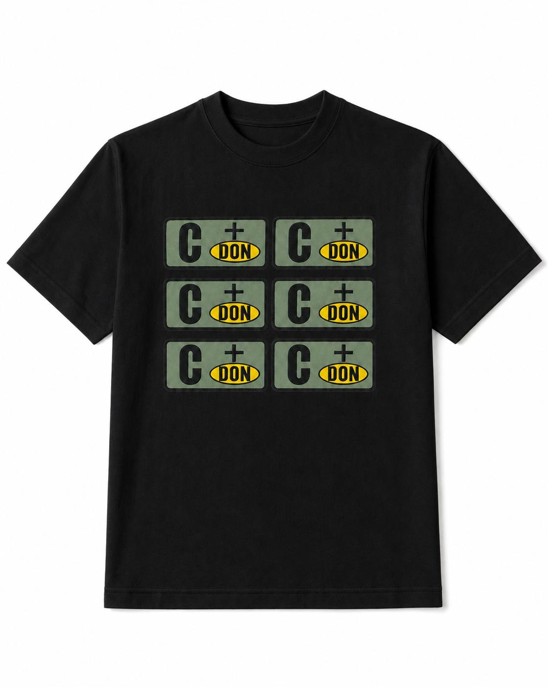 T-shirt C+DON SULJA PATCH - Noir