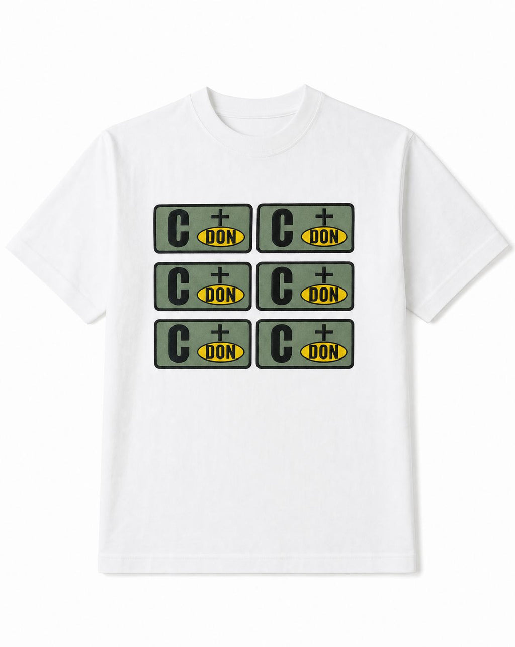T-shirt C+DON SULJA PATCH - Blanc