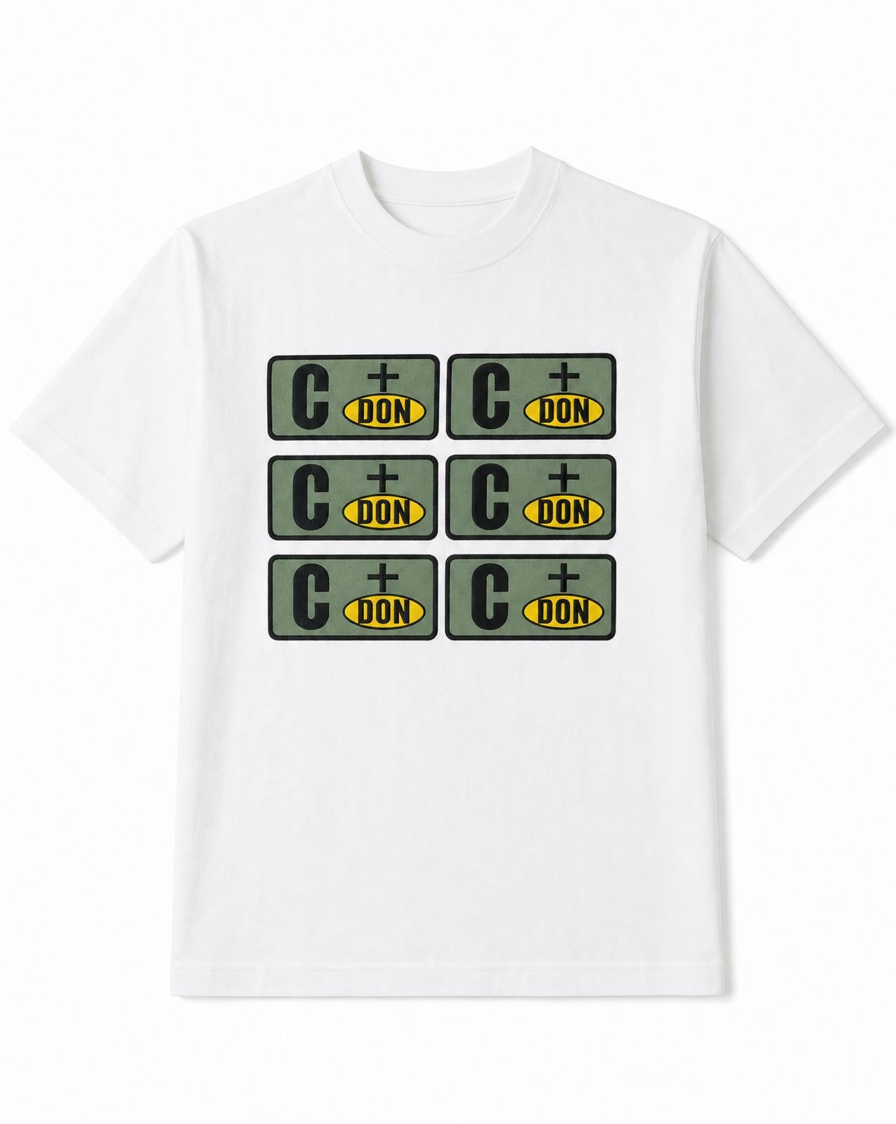 T-shirt C+DON SULJA PATCH - Blanc