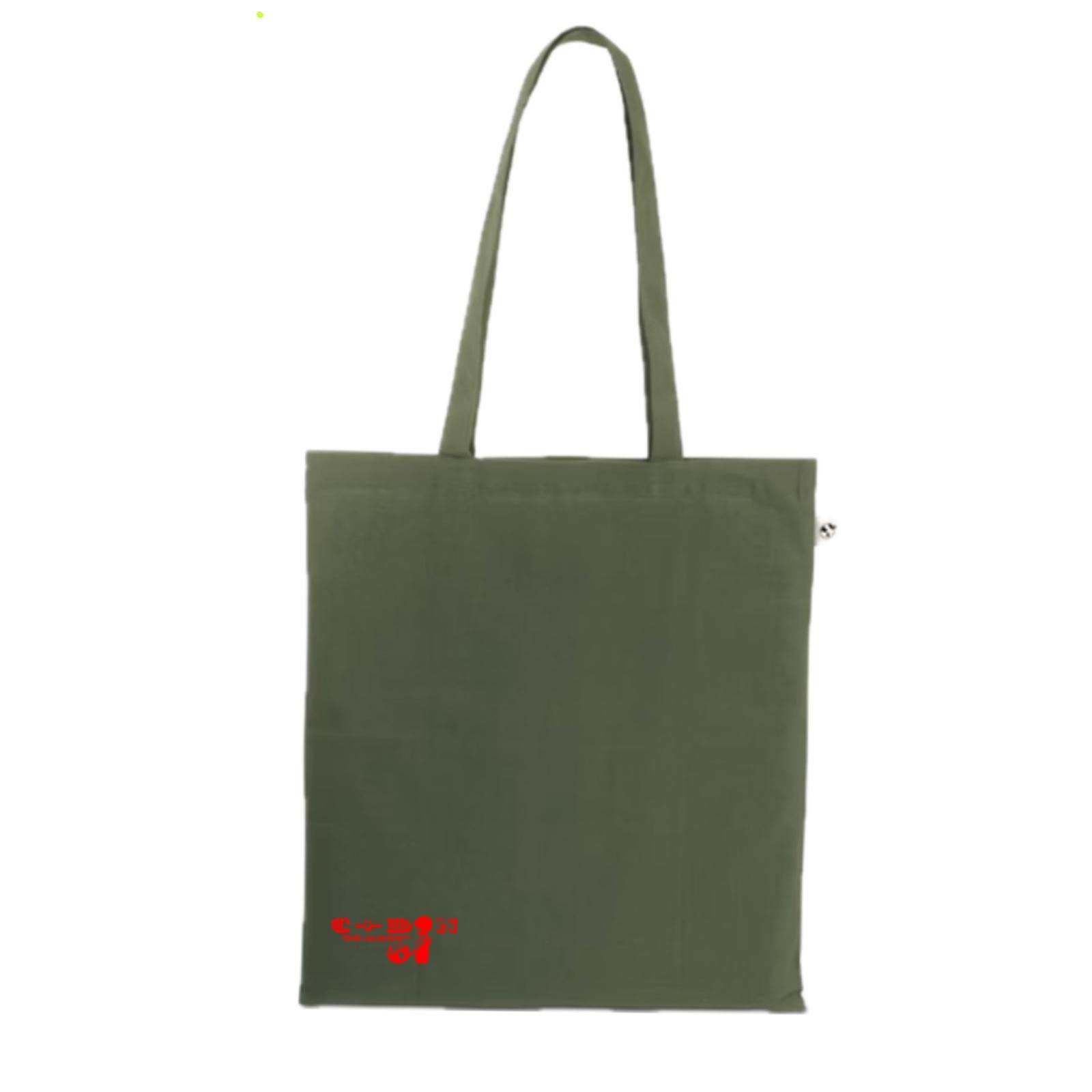 Tote bag C+DON(NA) - Army Green/Rouge