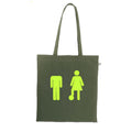 Tote Bag C+DON - Khaki/Neon Green