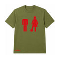 T-Shirt C+DON(NA) - Army Green/Rouge