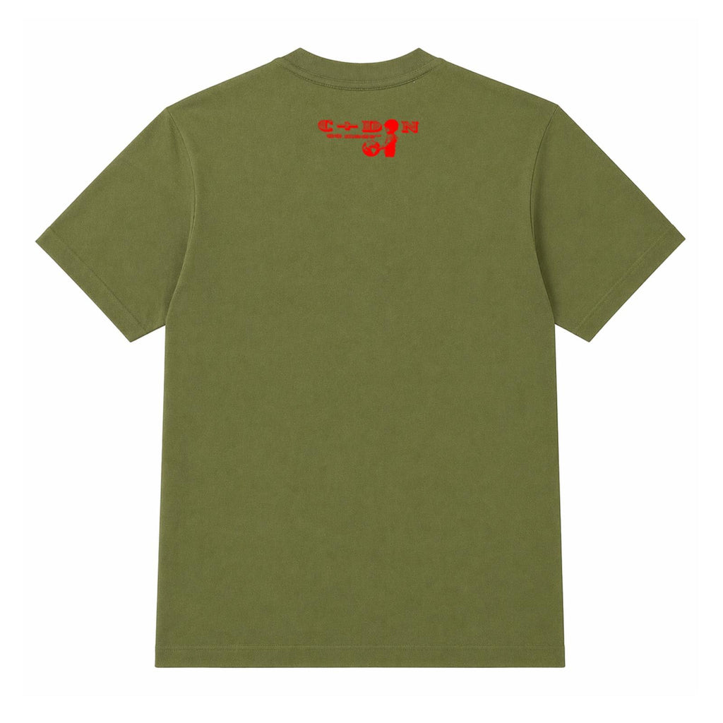 T-Shirt C+DON(NA) - Army Green/Rouge